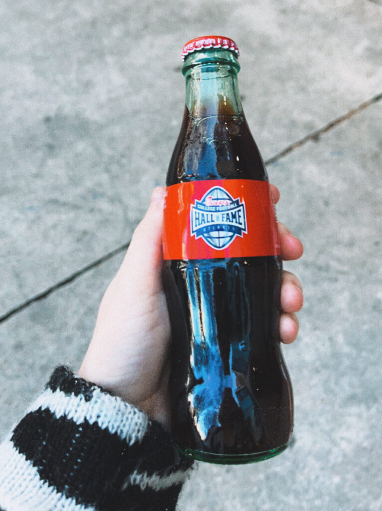 Coca Cola Bottle from the College Football Hall of Fame
