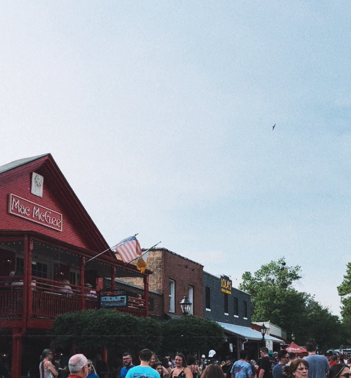 the streets of Alive After 5 in Roswell, Georgia 