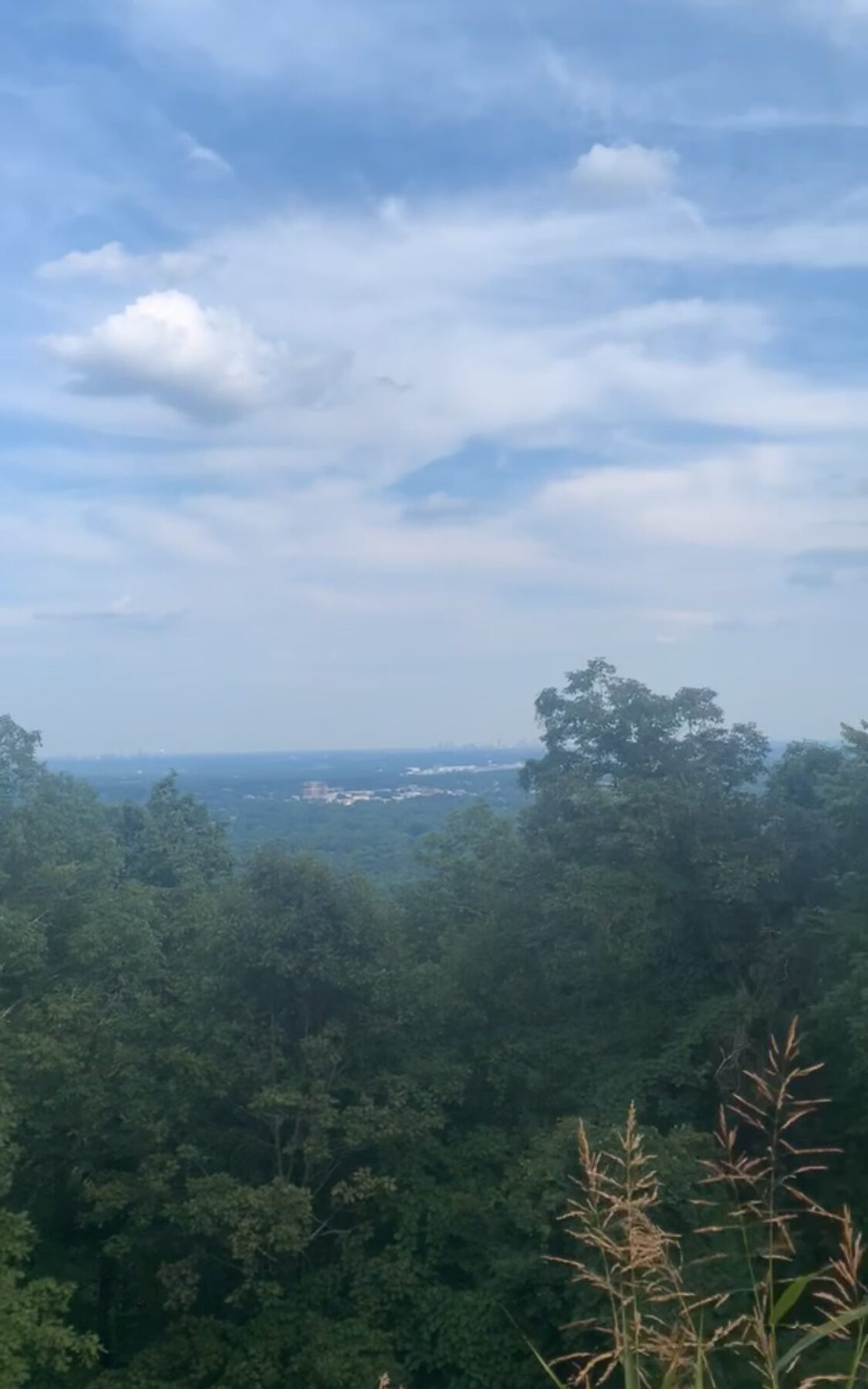 the view from Kennesaw Mountain