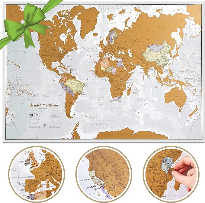 A Scratch Off World Map 