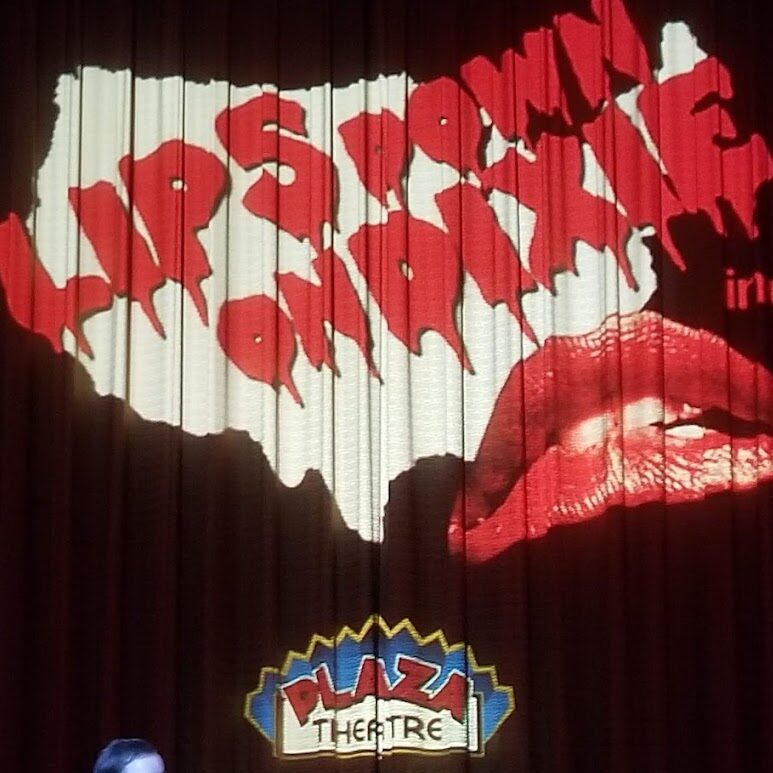 a projection of Lips Down On Dixie, the group that puts together the Rocky Horror Picture Show nights