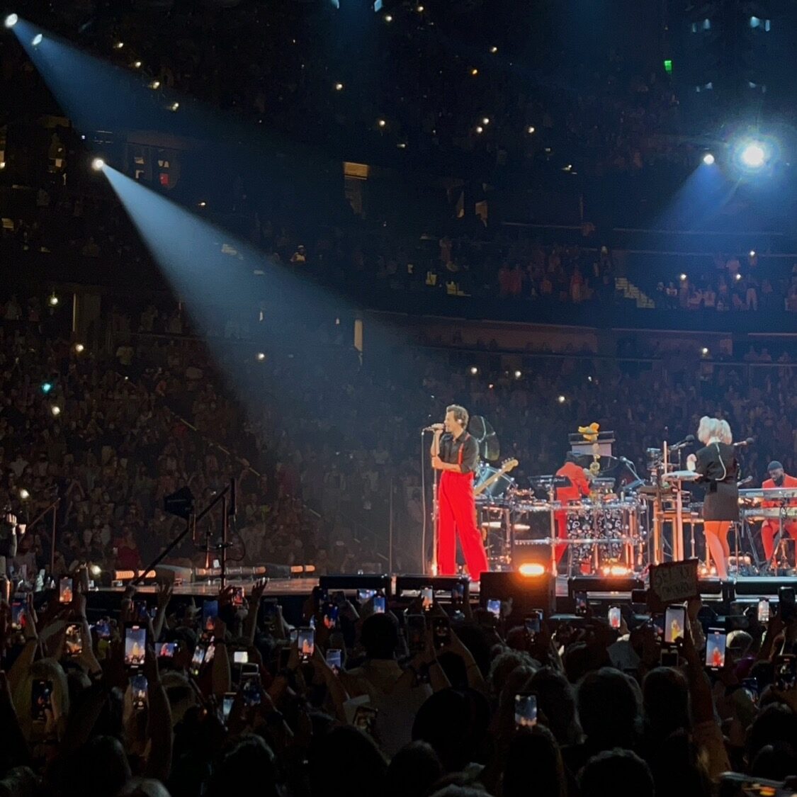 Harry Styles performing at State Farm Arena in Atlanta