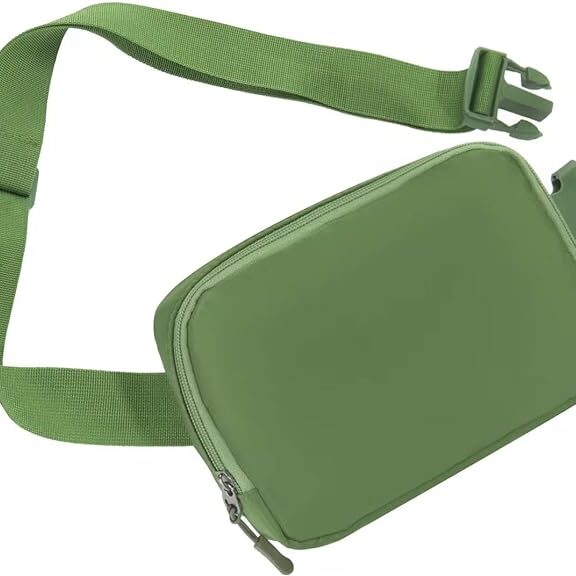 green fanny pack found on Amazon