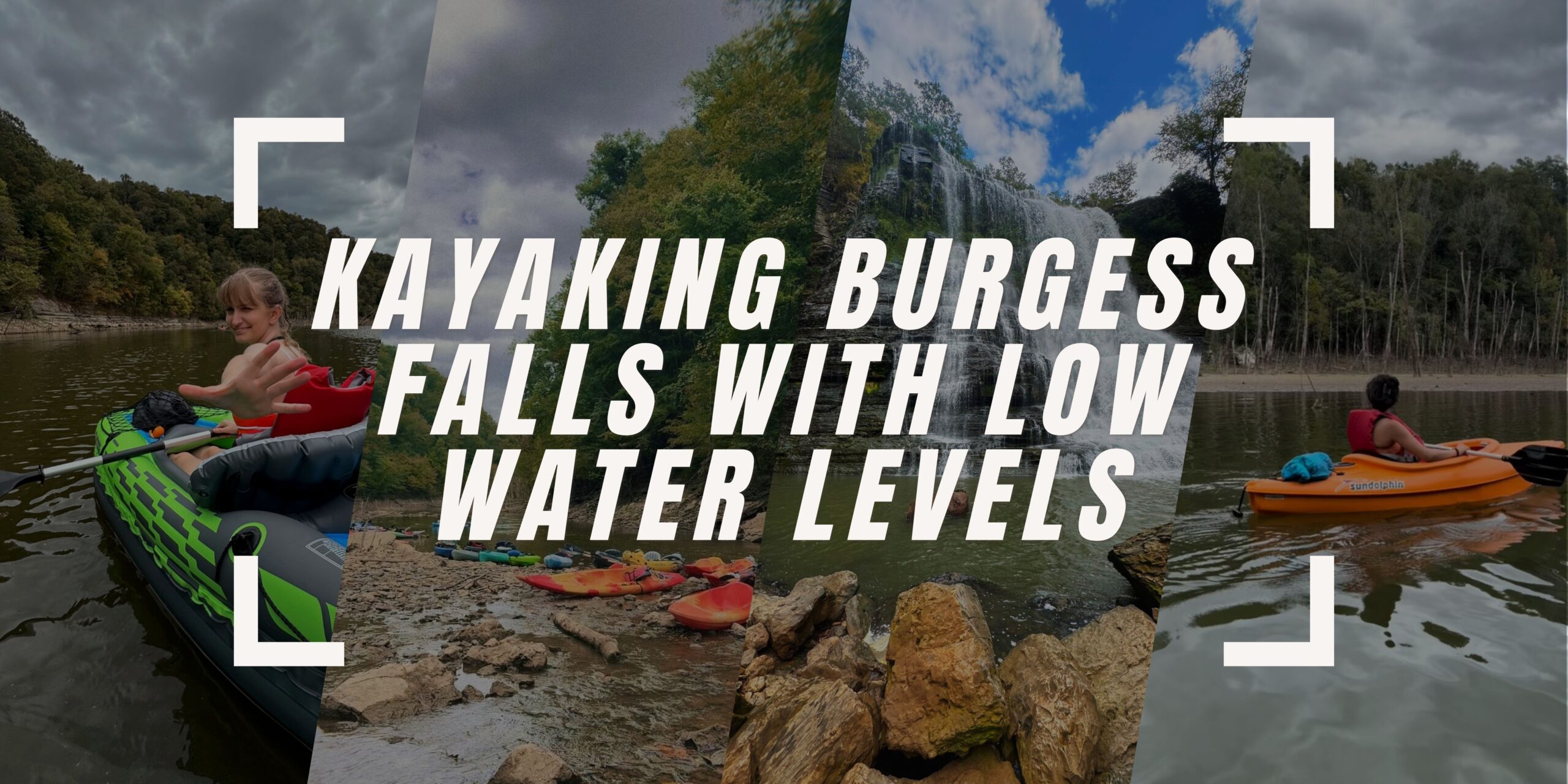 Kayaking Burgess Falls With Low Water Levels