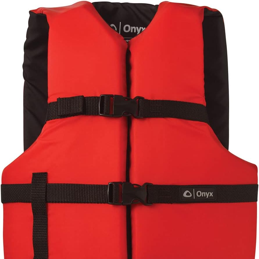 red adult lifevest from the brand Onyx